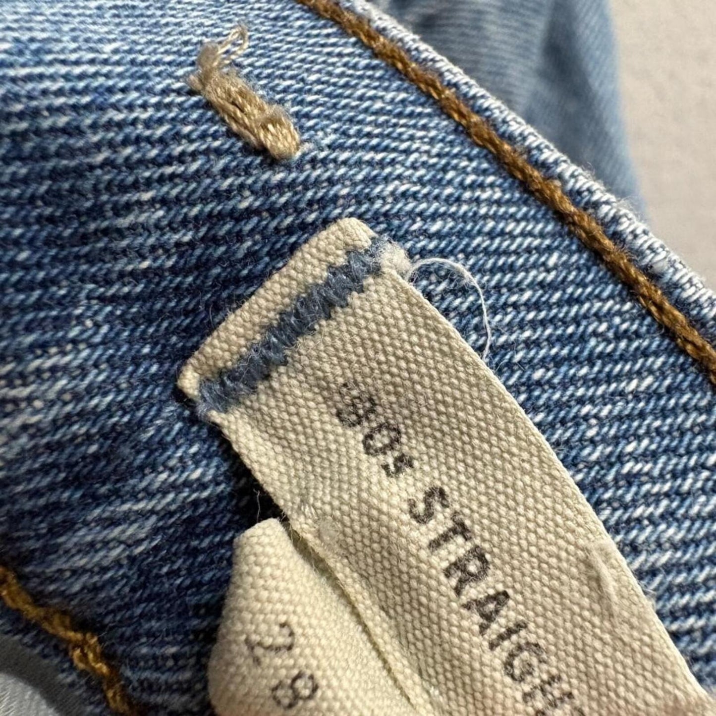 Madewell The 90s Straight Jeans Womens Size 28 Medium Wash Blue Denim