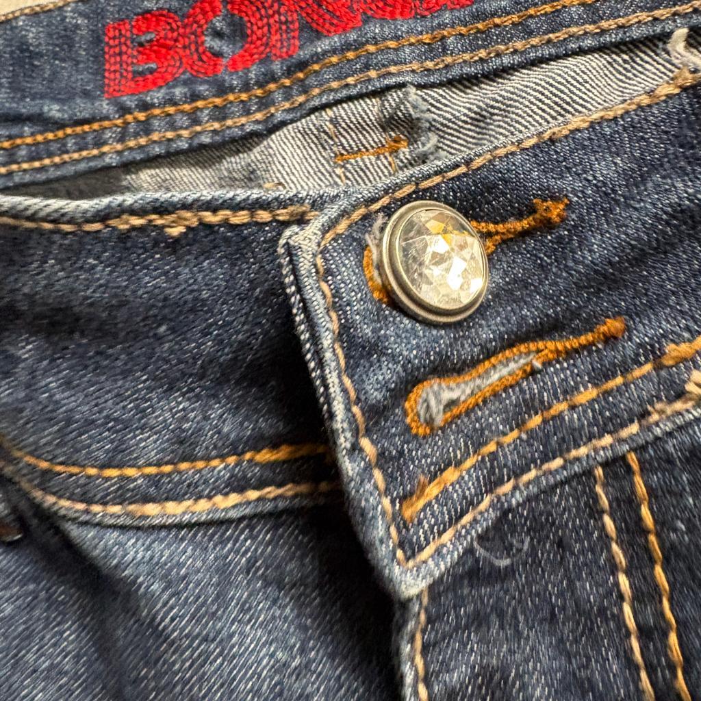 Bongo Skinny Jeans Womens Size 11 Blue Denim Stretch Mid Rise Faded Wash