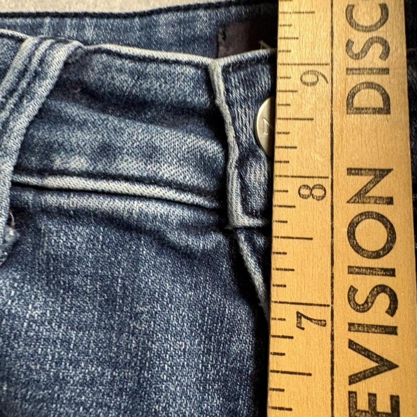 NYDJ Sheri Slim Jeans Womens 6 Blue Denim Lift Tuck Stretch Straight Leg