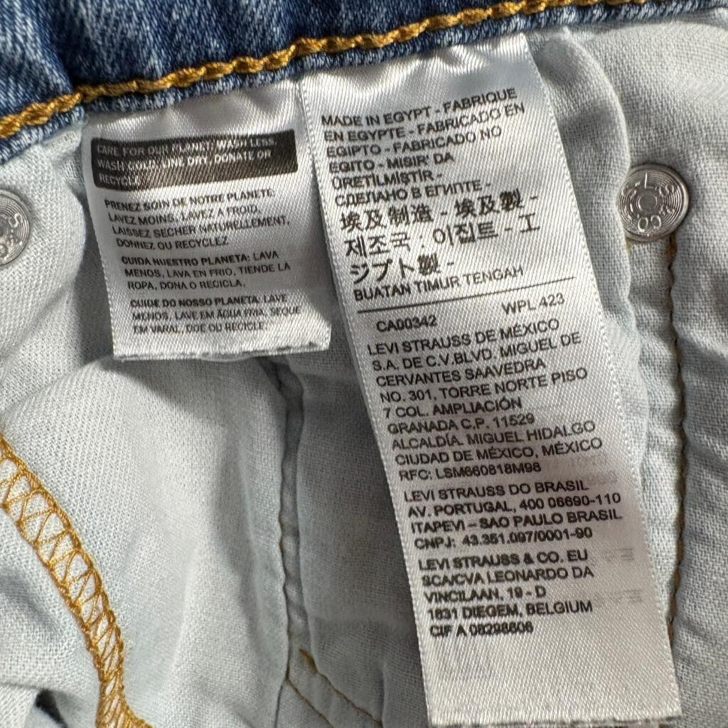 Levi's 550 Relaxed Fit Jeans Mens 30x32 Blue Denim Stretch Pants
