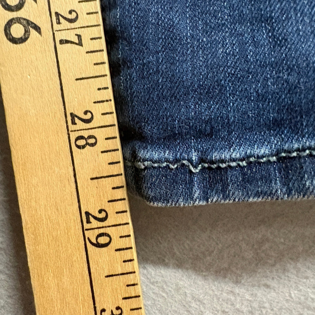 Frame Denim Le Skinny de Jeanne Jeans Womens 24 Distressed Ripped Blue Stretch