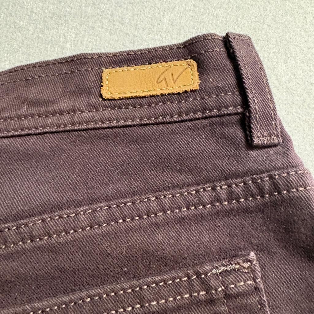 Gloria Vanderbilt Amanda Classic Tapered Pants Womens 14 Short Brown Stretch
