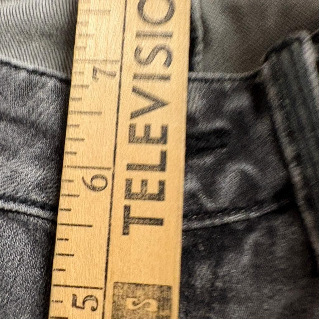K Sqin Women Skinny Jeans Size 25 Gray Acid Wash Stretch Denim Low Rise