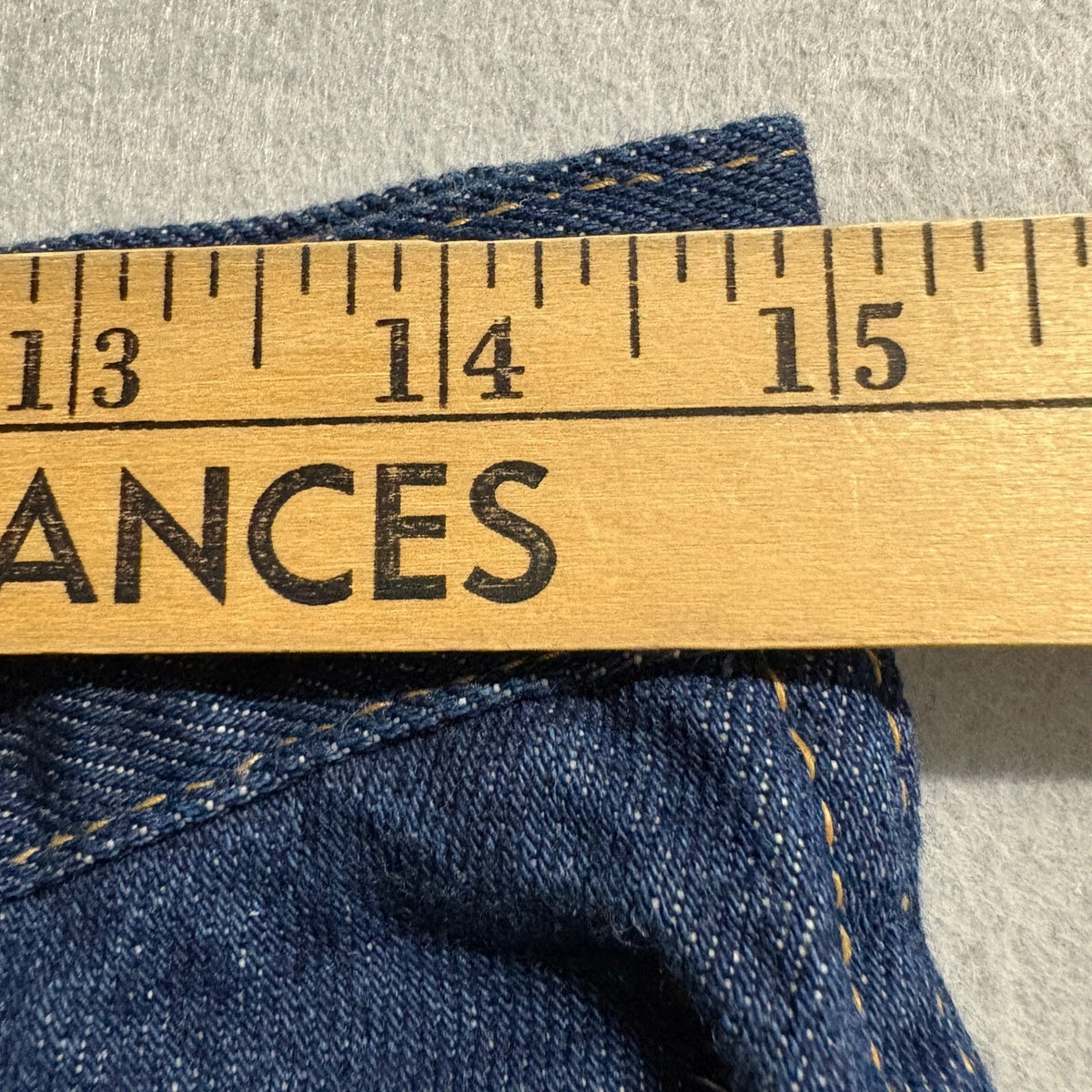 Vintage Rustler Denim Jeans Womens 32x30 Made in USA Dark Wash Straight Leg