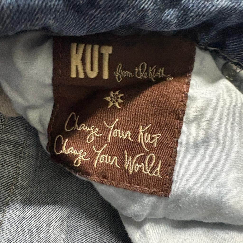 Kut from the Kloth Natalie High Rise Bootcut Jeans Womens Size 6 Blue Stretch