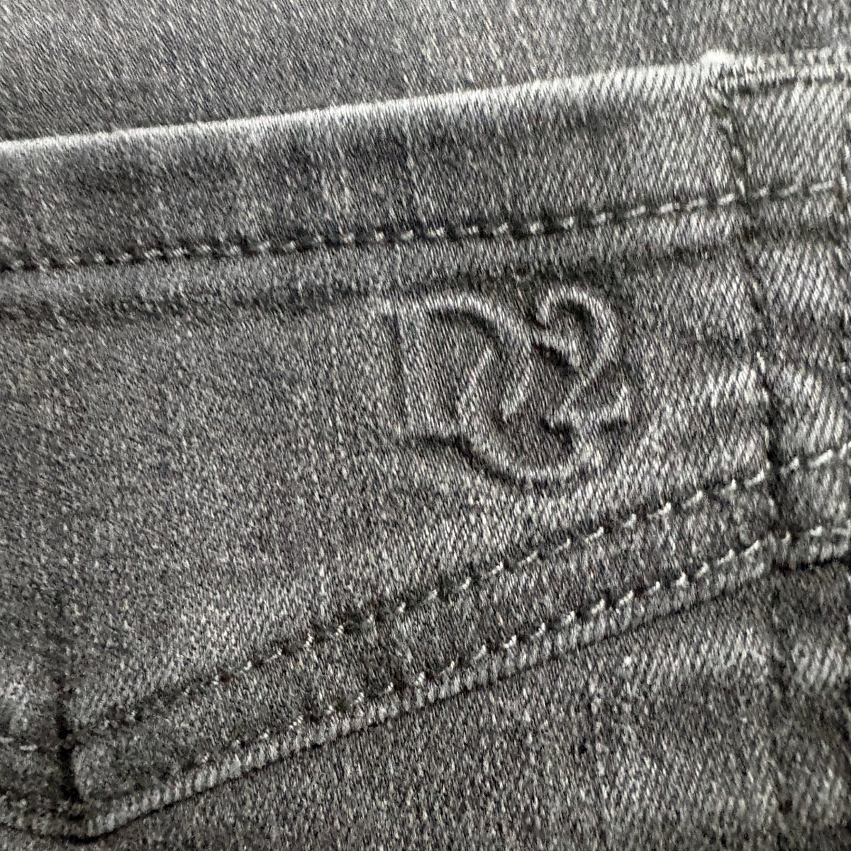 DG2 Diane Gilman Women Bootcut Jeans Size 8-10-12T Gray Stretch Denim Pull On