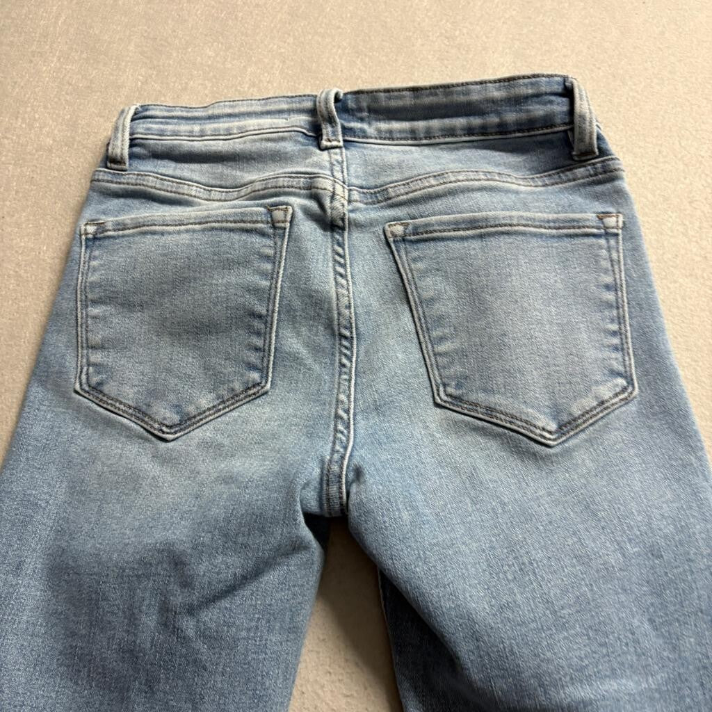 Vervet Los Angeles Skinny Jeans Womens Size 25 Blue Denim Stretch V2423L