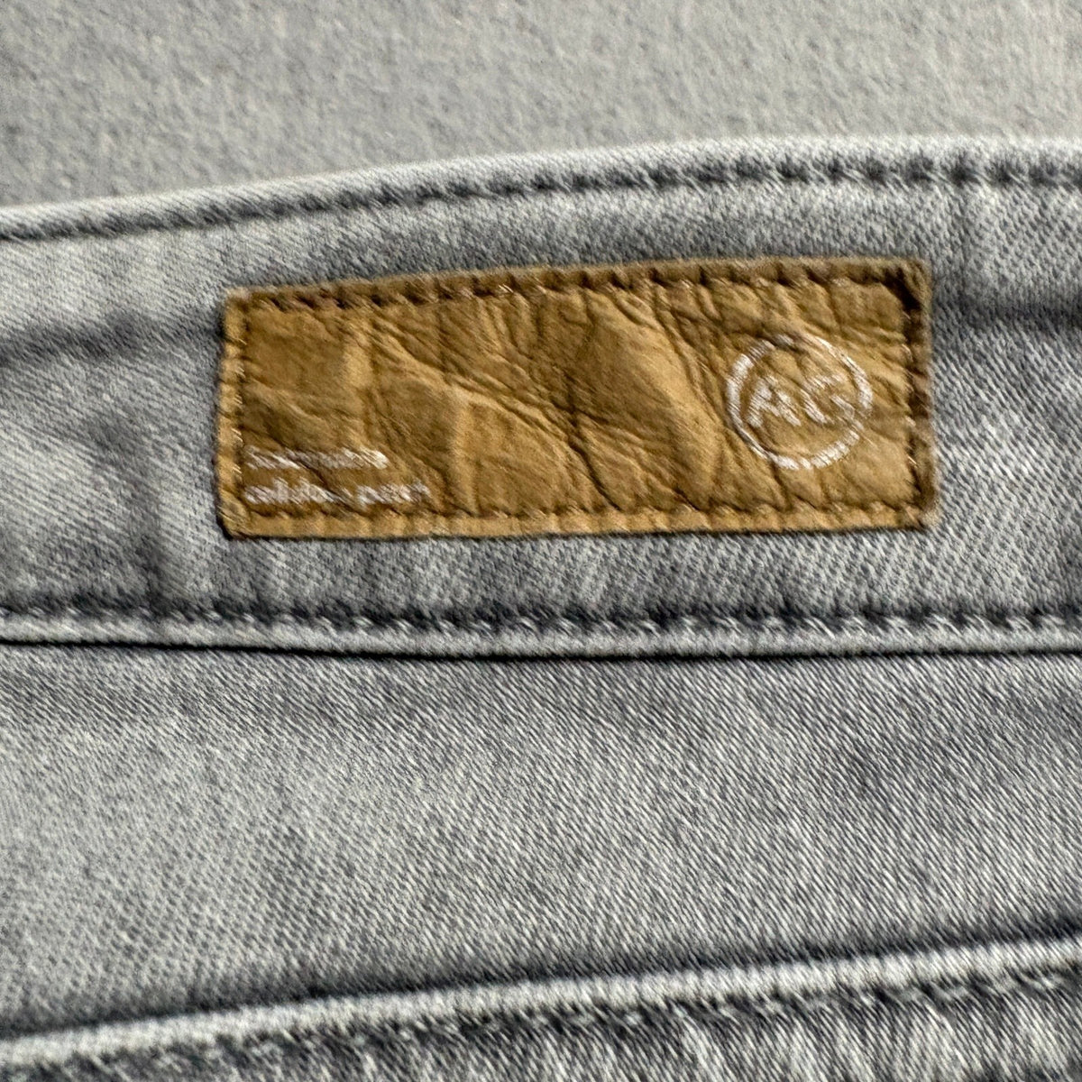 AG Adriano Goldschmied Prima Mid Rise Cigarette Jeans Womens 26R Gray Stretch