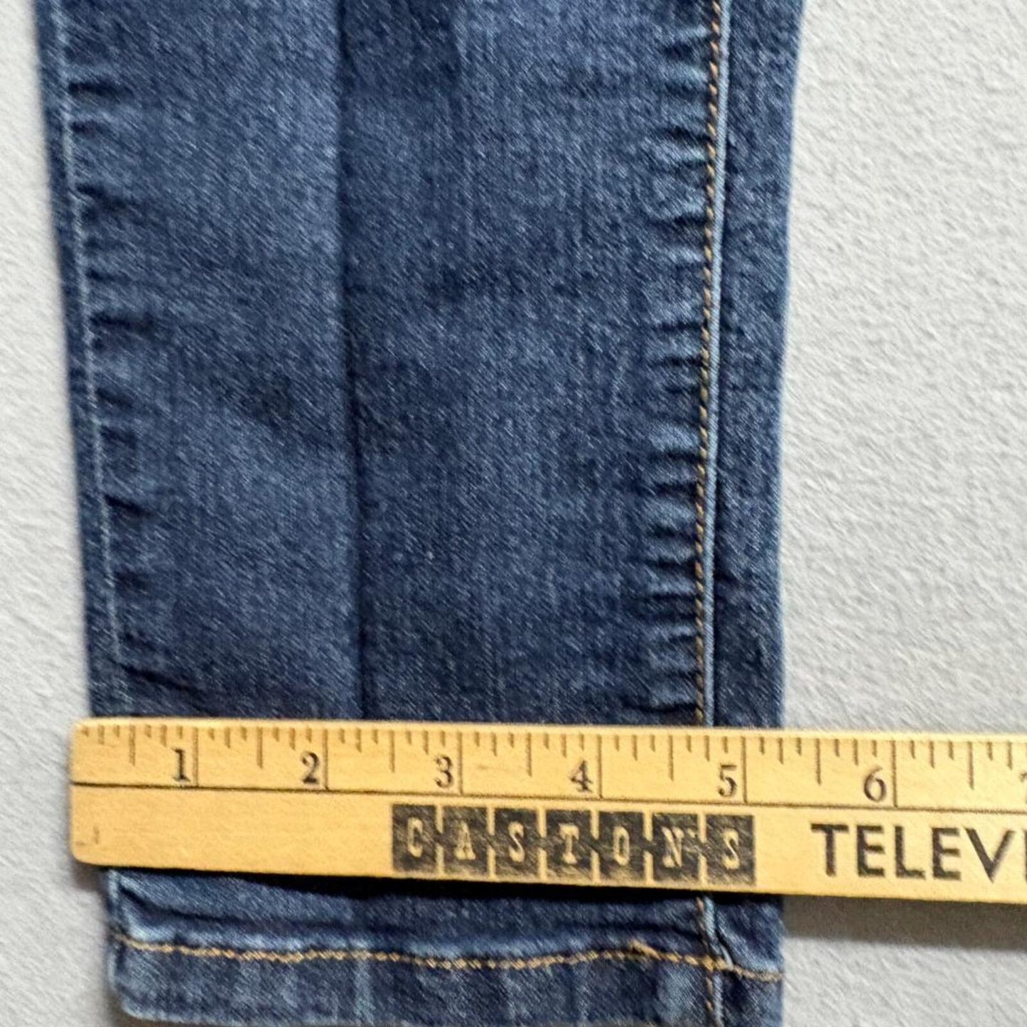 I&M Jeans Womens Size 5 Blue Denim Skinny Stretch Low Rise Dark Wash