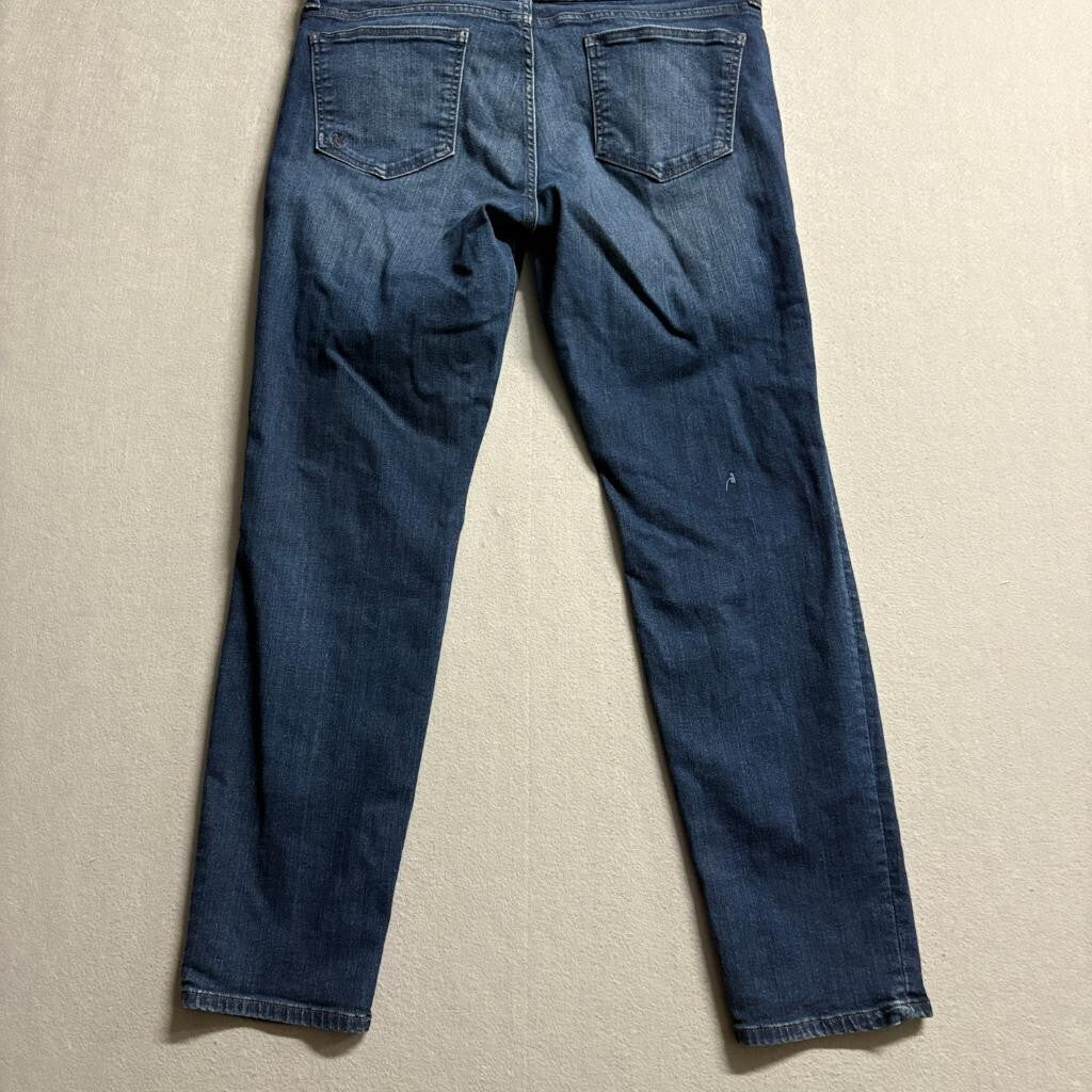 Kut from the Kloth Catherine Slouchy Boyfriend Jeans Womens 12 Distressed Blue
