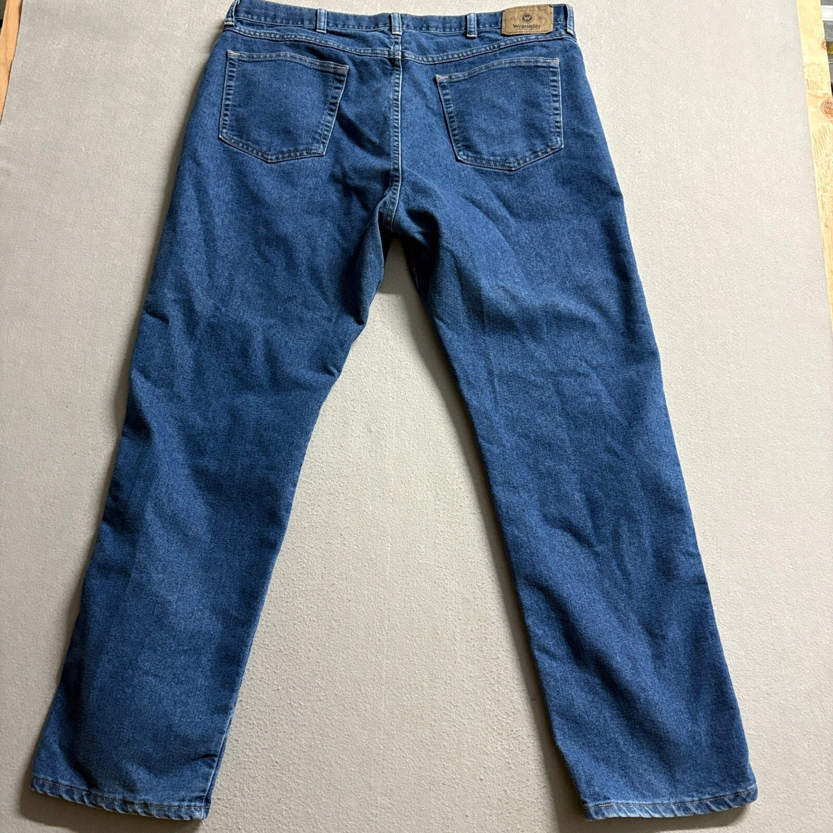 Wrangler Hero Mens Blue Denim Regular Fit Jeans Size 40x32 85900DW Medium Wash