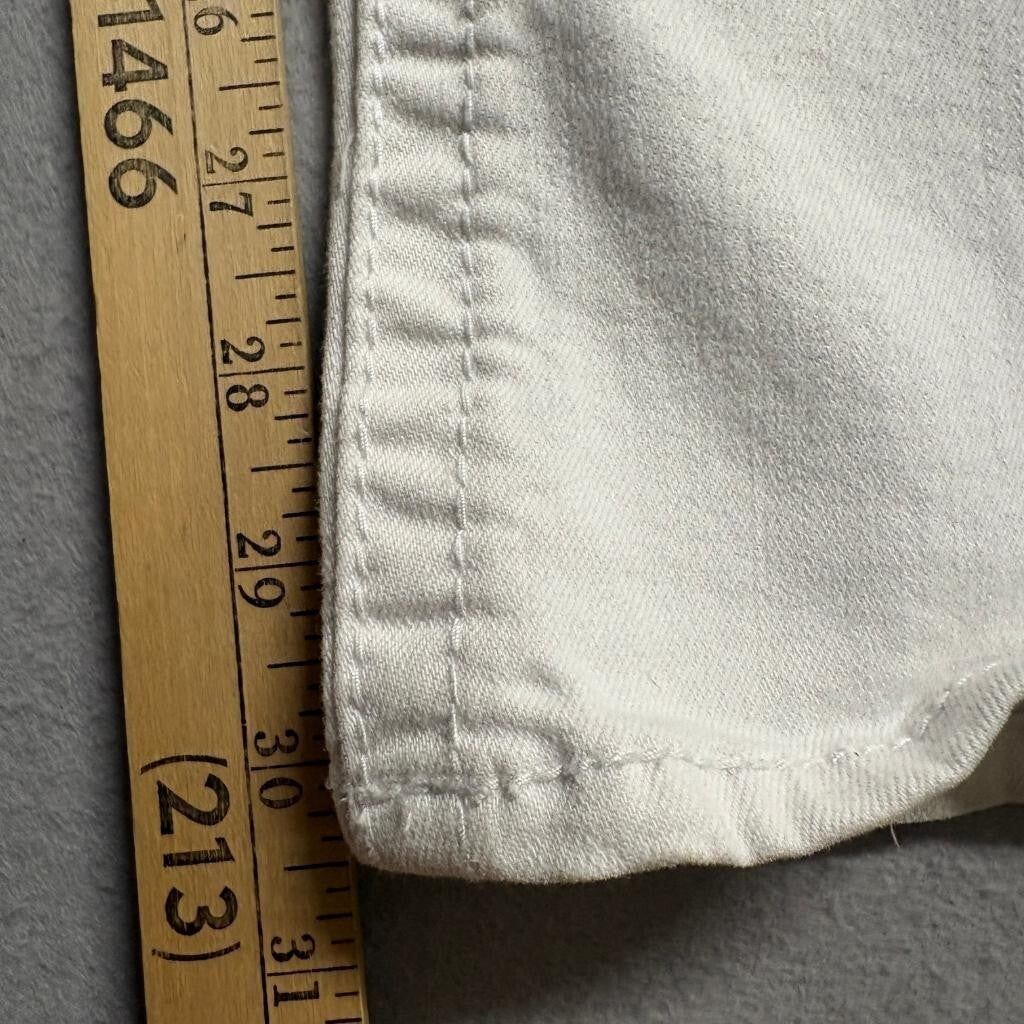 Kut from the Kloth Natalie High Rise Bootcut Jeans Womens Size 6 White Denim