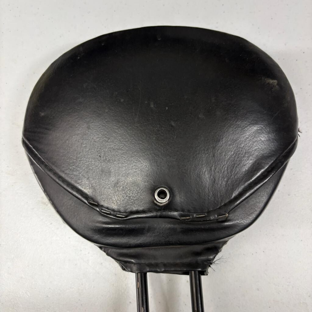 Vintage Bicycle Backrest Pad Black Vinyl Sissy Bar Back Rest Cushion