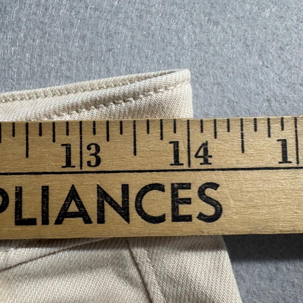 Everlane The Slim Leg Crop Pants Womens 4 Beige Khaki Chino Utility High Rise