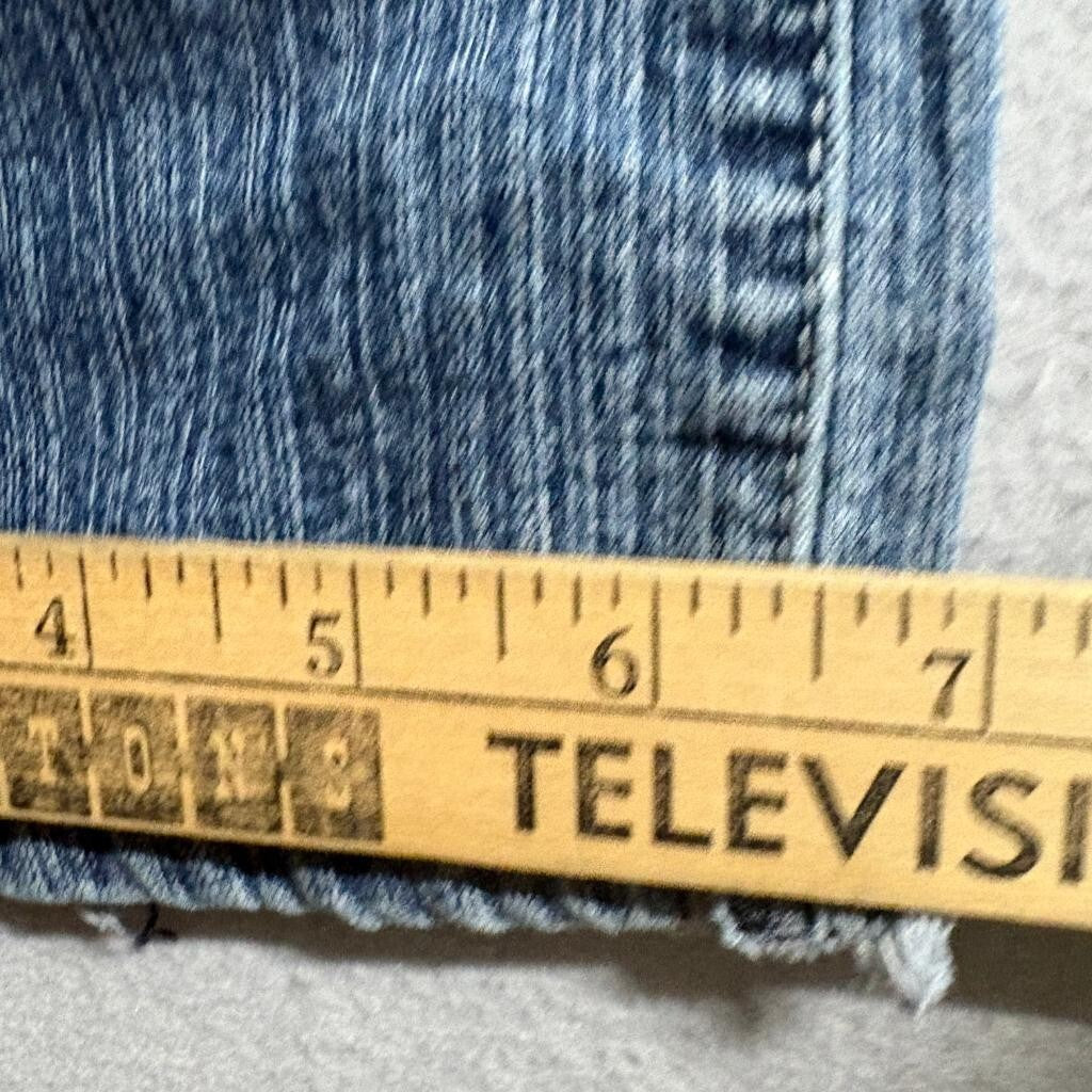 Saza Jeans Womens Size 11 Blue Denim Stretch Straight Leg Low Rise Y2K
