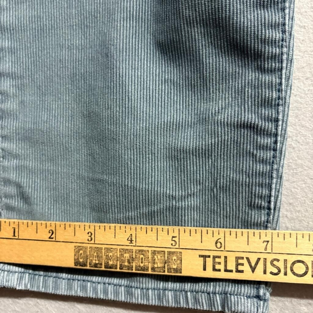 Gap 1969 Corduroy Pants Womens 29r Sexy Boyfriend Gray Blue Cord Pants