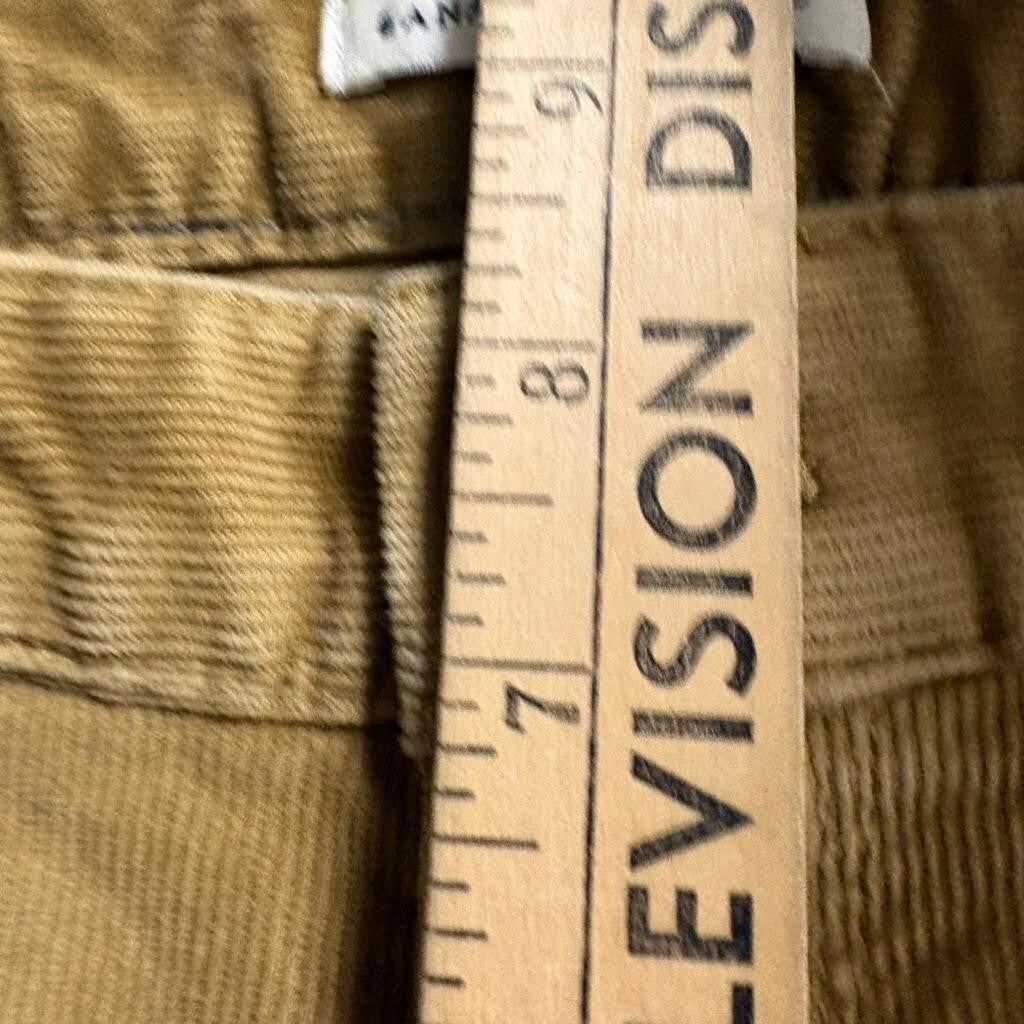 Banana Republic Corduroy Pants Womens 27 Brown Tan Stretch Straight Leg