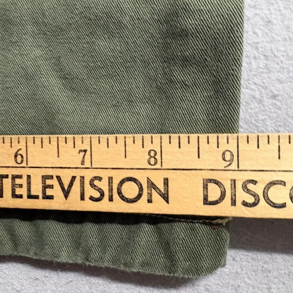 Full Tilt Cargo Pants Womens Small Green Cotton Wide Leg Utility Pockets