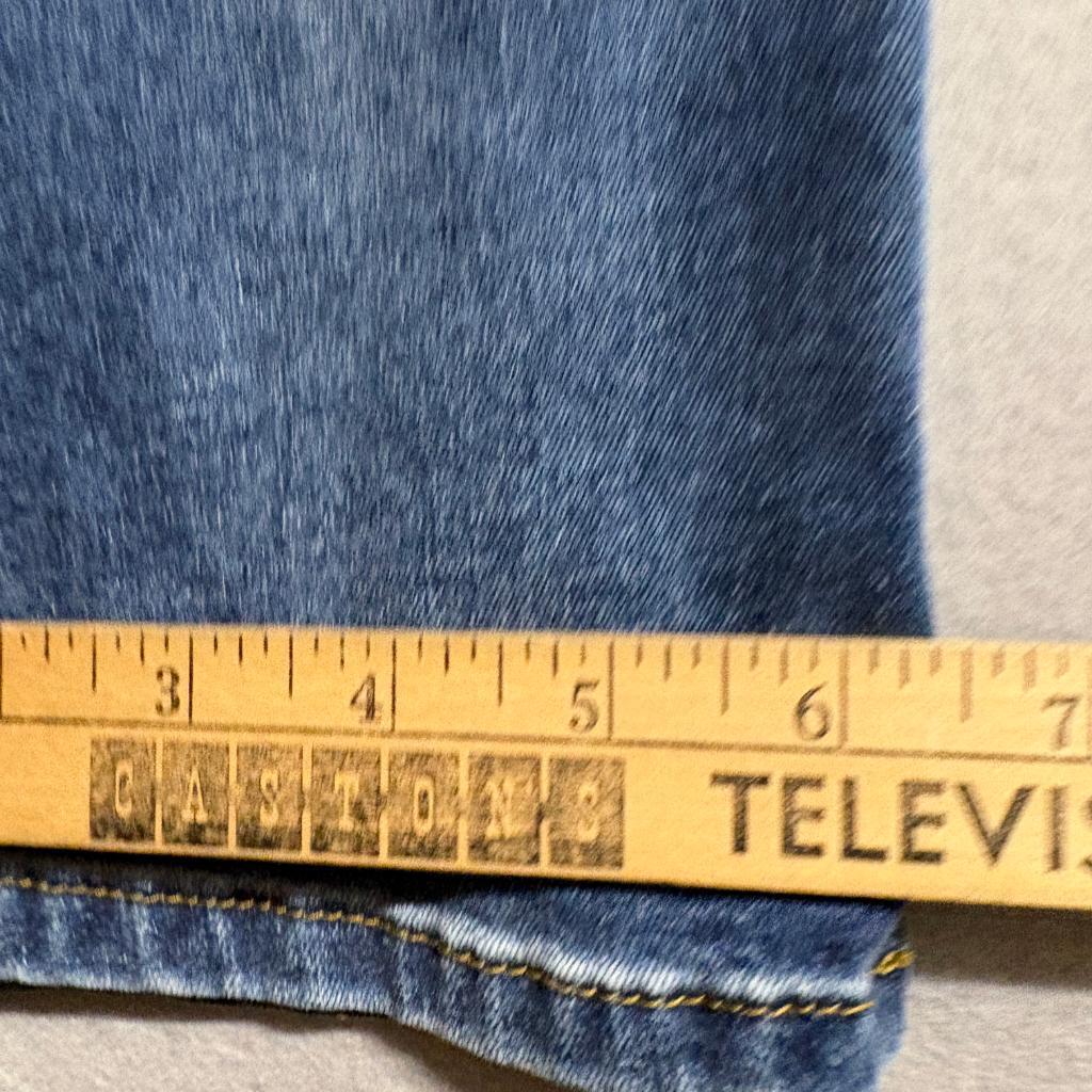 Sexy Fabulous Cargo Jeans Womens Size 9 Blue Denim High Rise Straight Leg