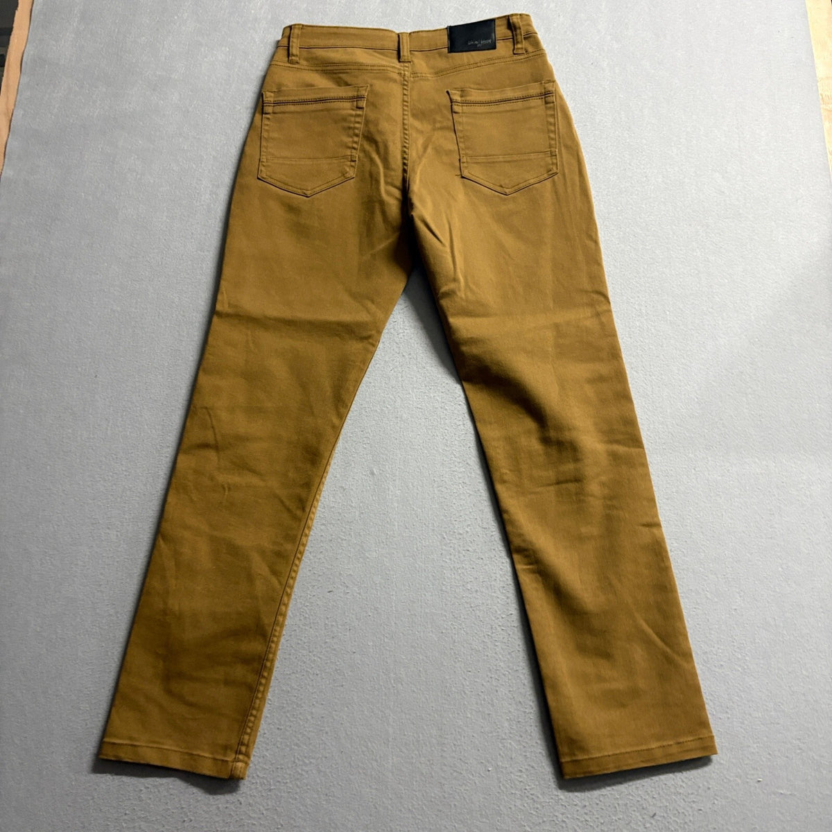 Hudson and Barrow NYC Mens Slim Stretch Pants 30x30 Brown Chino 5-Pocket