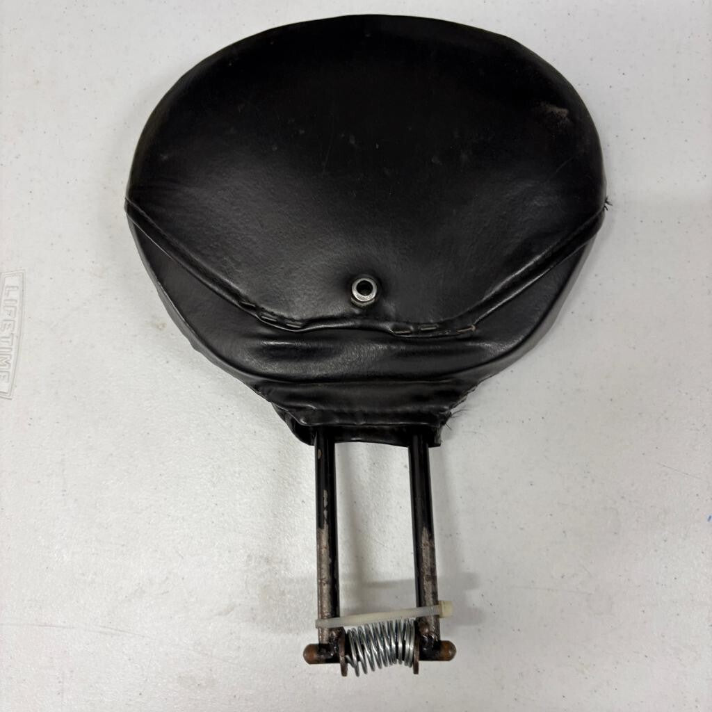 Vintage Bicycle Backrest Pad Black Vinyl Sissy Bar Back Rest Cushion