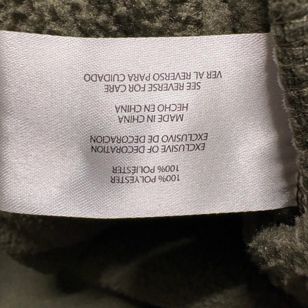Orvis Classic Collection Fleece Jacket Mens XL Green Full Zip Mock Neck VT USA