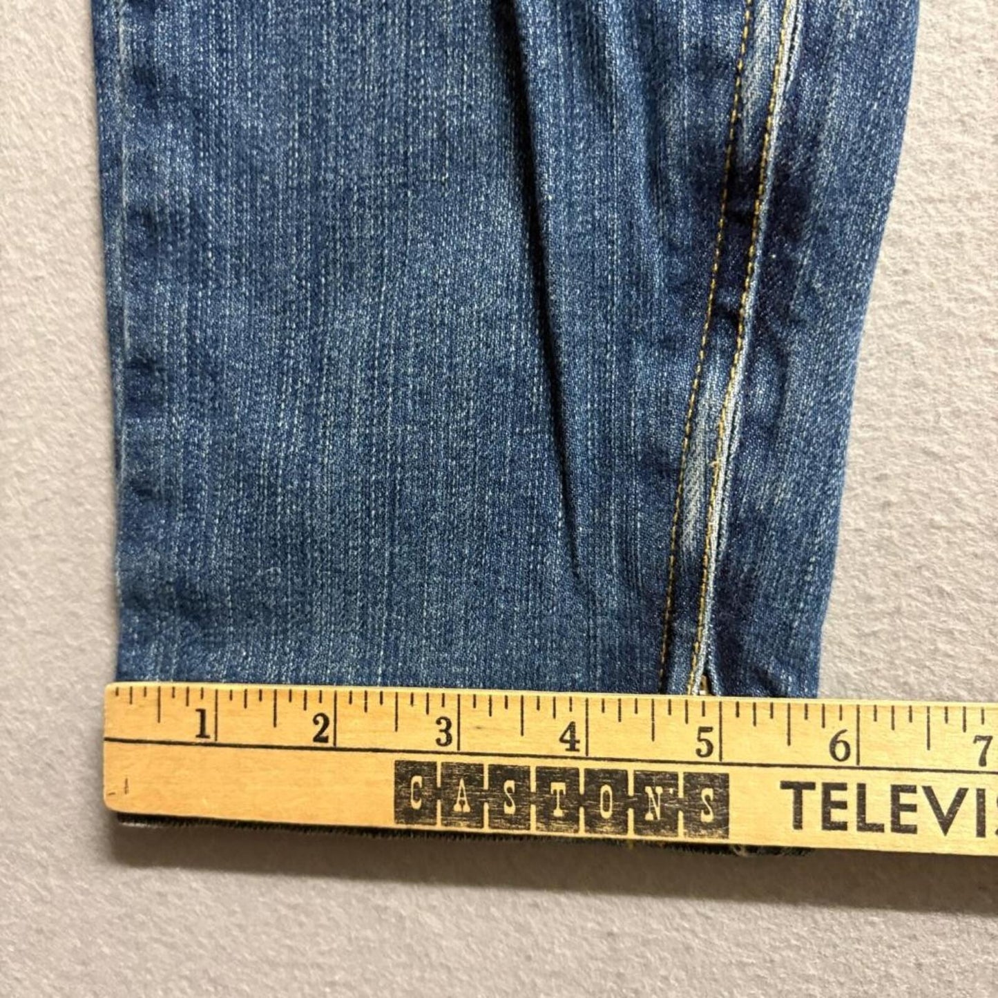 Fornarina Mia Jeans Womens 31 Blue Denim Low Rise Skinny Ankle Zip Stretch Italy