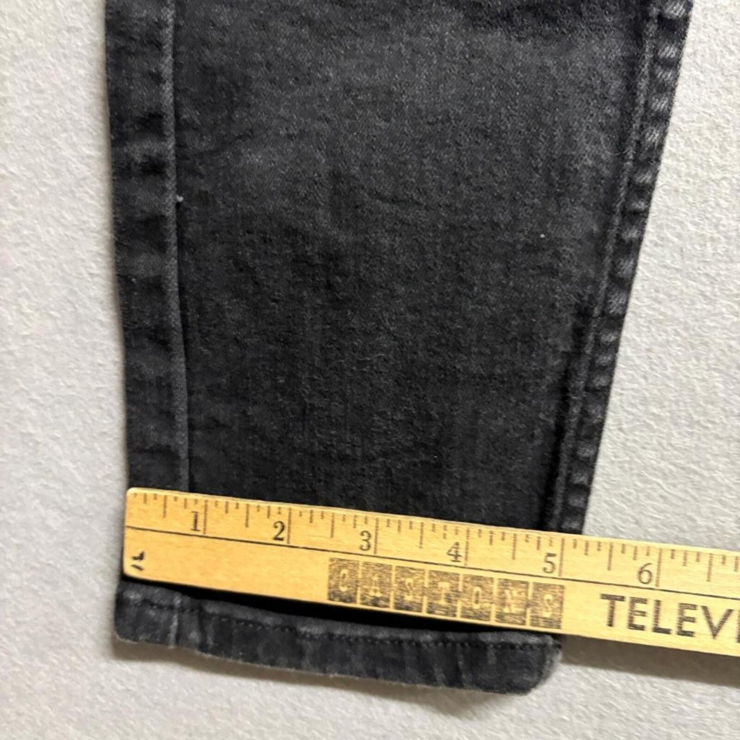 Levis 510 Skinny Fit Jeans Mens 29x30 Black Distressed Ripped Knee Denim