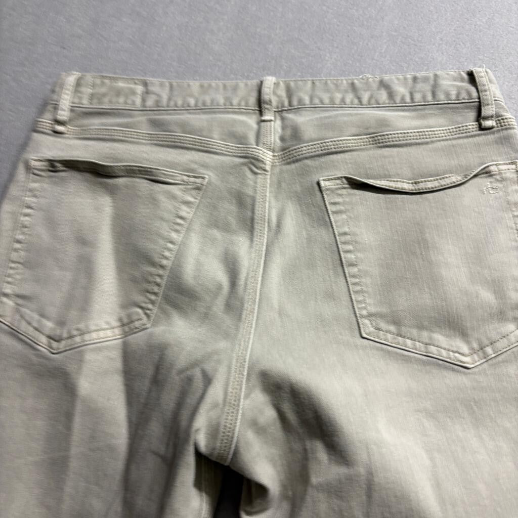 Rag & Bone Walker Slim Straight Jeans Mens 32 Beige Khaki Stretch Denim Pants