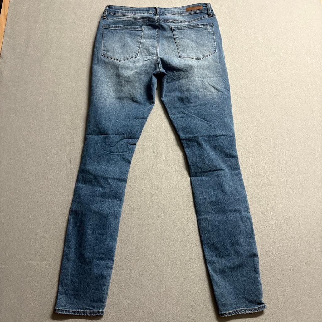 Articles of Society Distressed Skinny Jeans Womens Size 30 Blue Denim Stretch