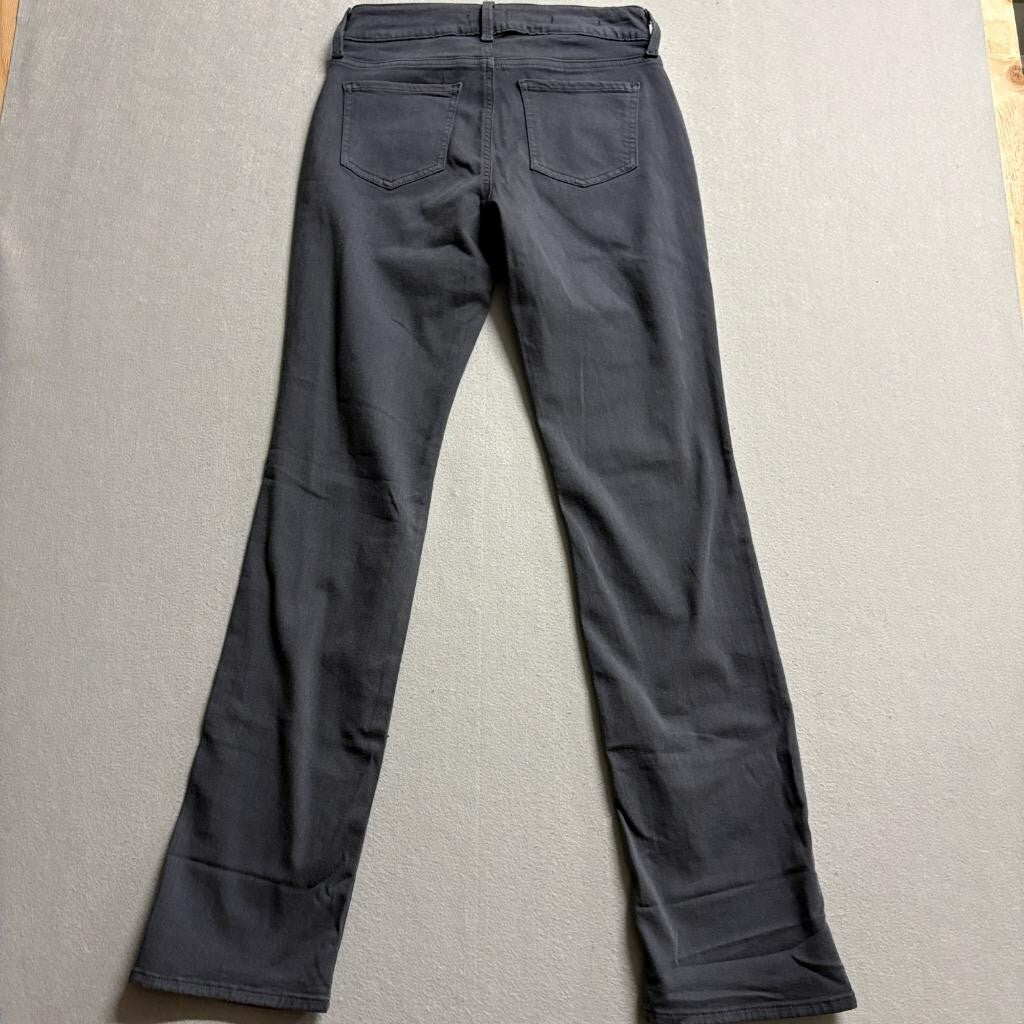 NYDJ Marilyn Straight Jeans Womens Size 4 Gray Cotton Blend Denim Stretch Pants