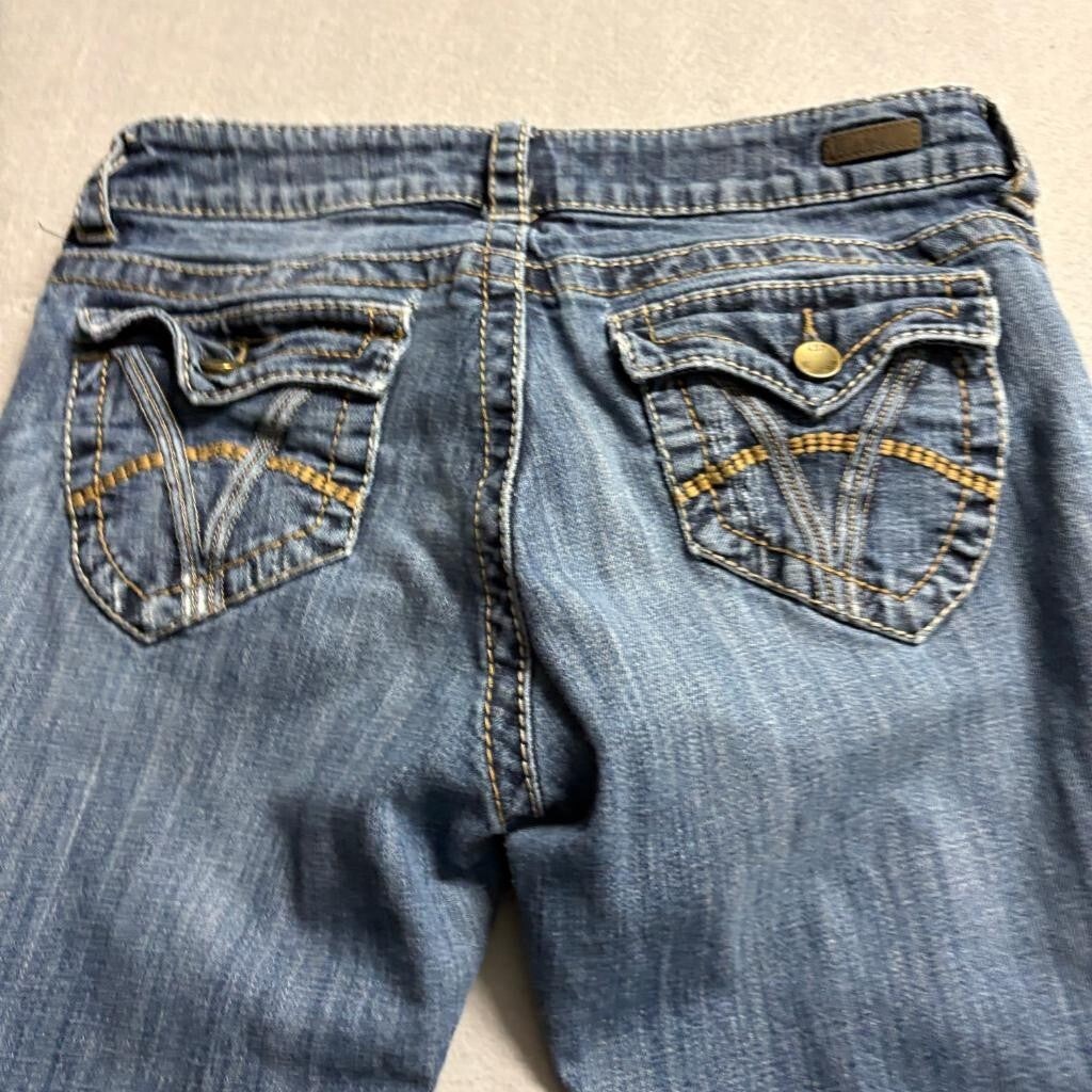 Kut from the Kloth Natalie High Rise Bootcut Jeans Womens Size 6 Blue Stretch