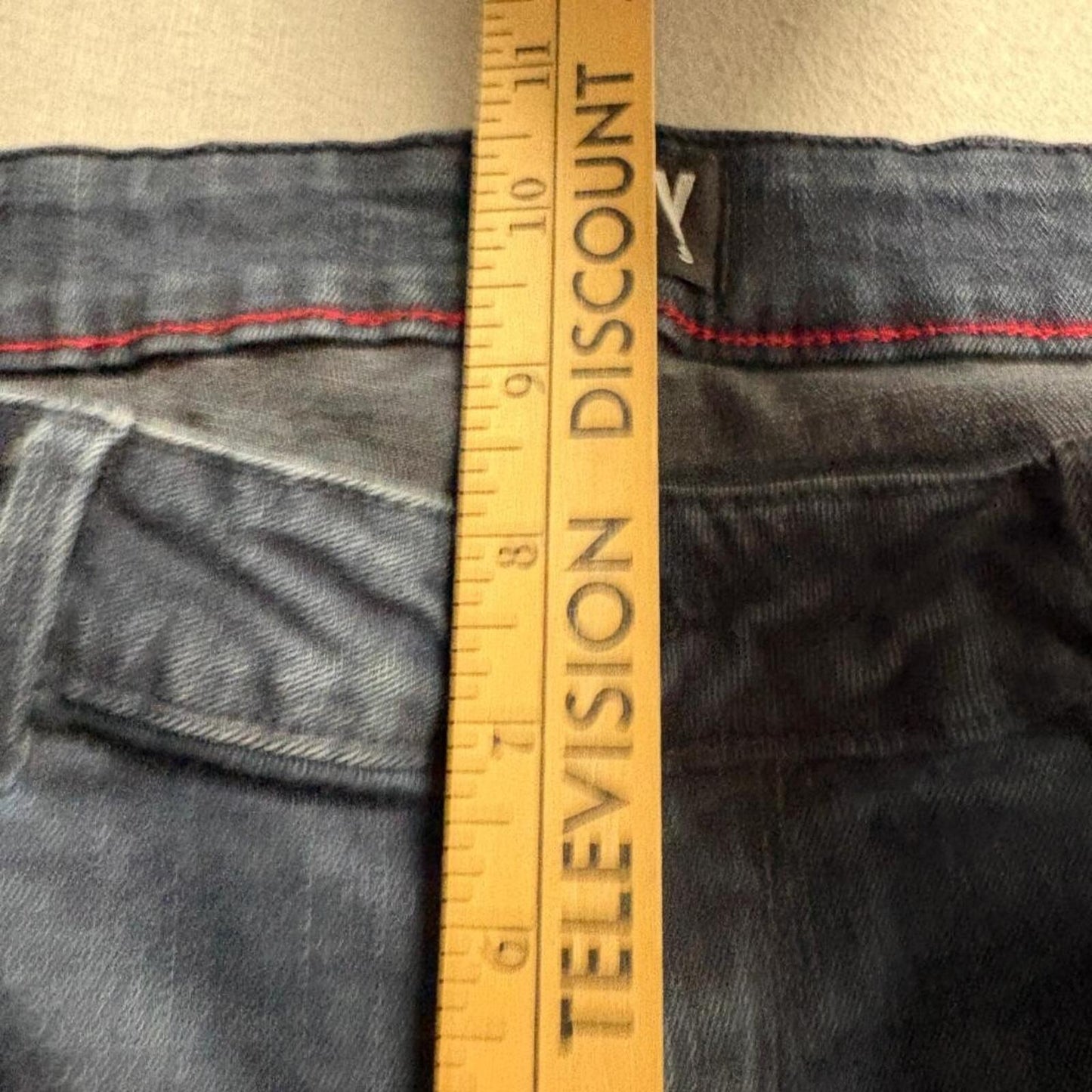 DKNY Jeans Mens 32x30 Mercer Skinny Fit Dark Wash Stretch Blue Denim