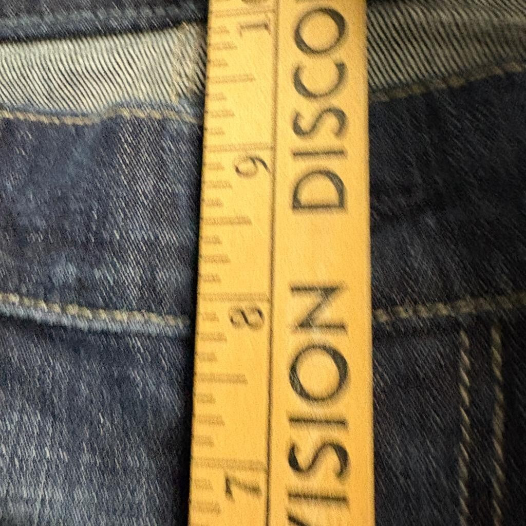 7 For All Mankind Slimmy Jeans Mens 32x31 Dark Wash Stretch Slim Straight Denim