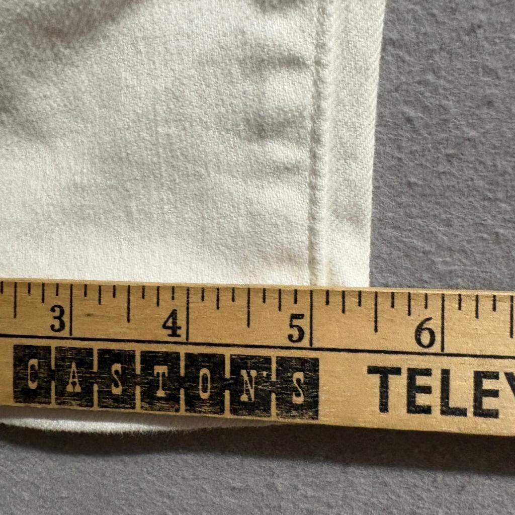 Levi's 721 High Rise Skinny Jeans Womens 29x30 White Denim Stretch
