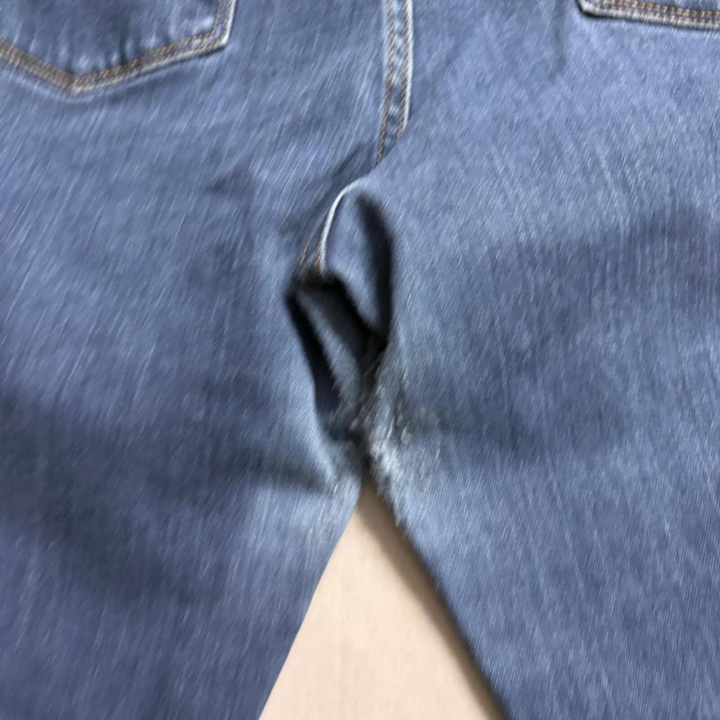 Levis High Rise Skinny Ankle Jeans Womens 33 Blue Denim Stretch Cropped