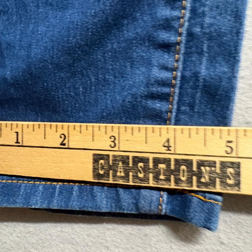 VIP Jeans Womens Size 5/6 High Rise Skinny Blue Denim 4 Button Fly Stretch