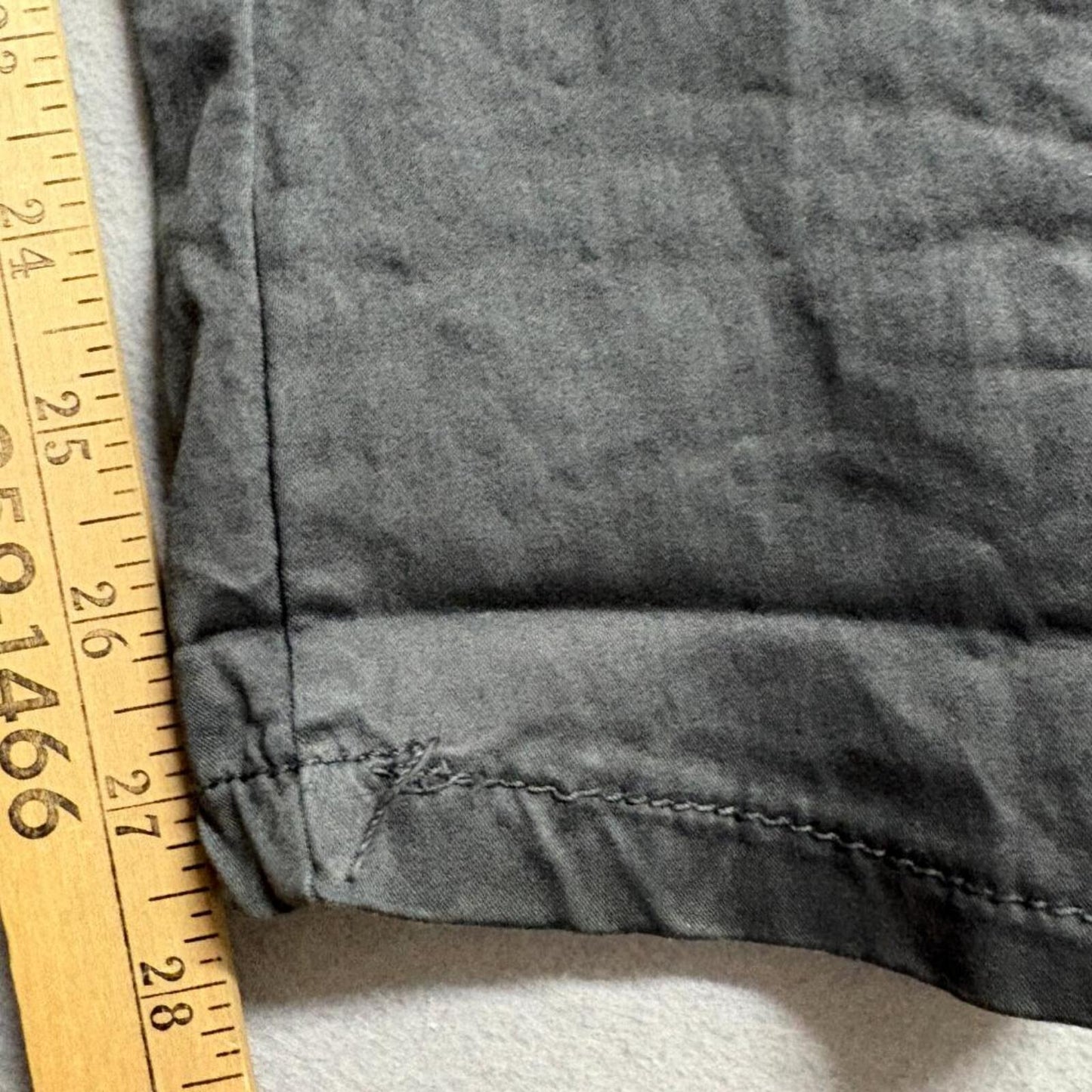 Venti6 Womens Star Back Pocket Pants M Gray Cotton Stretch Made in Italy Jogger