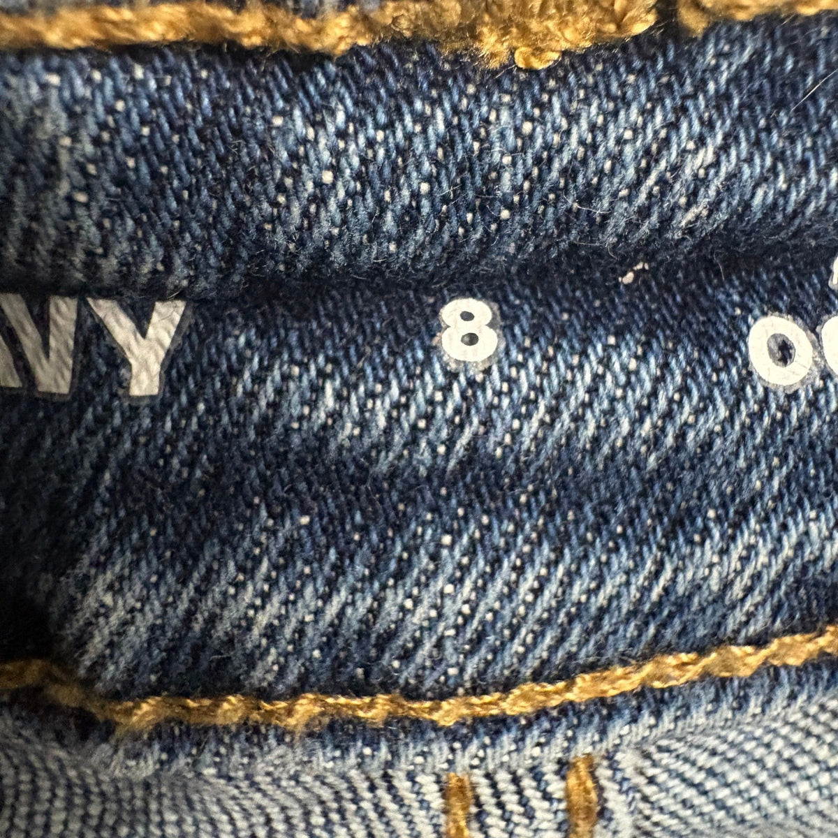Old Navy High Rise OG Loose Jeans Womens Size 8 Medium Wash Seam Detail Denim