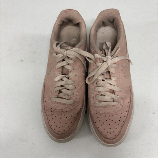 Nike Court Vision Alta LTR Pink Oxford Womens Size 10 Platform Sneakers