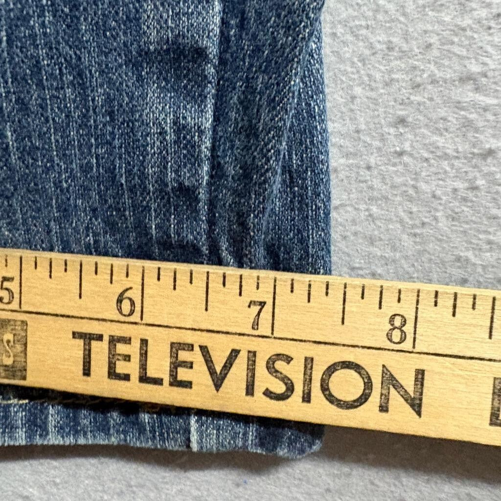 Eddie Bauer Classic Bootcut Jeans Womens 31 Baltic Wash Blue Denim Mid Rise