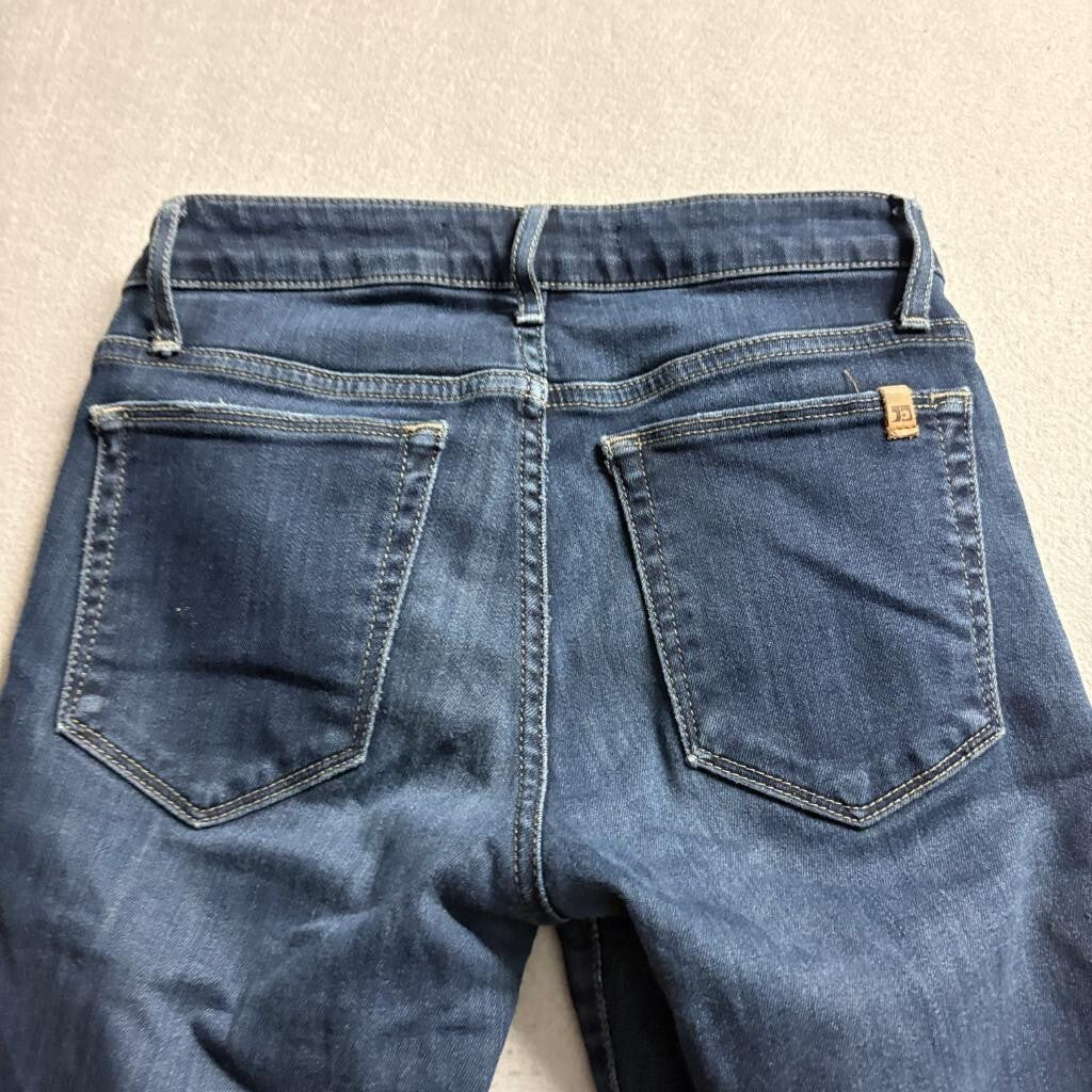Joe's Jeans Curvy Skinny 26 Crop Womens Size 23 Dark Wash Denim Stretch