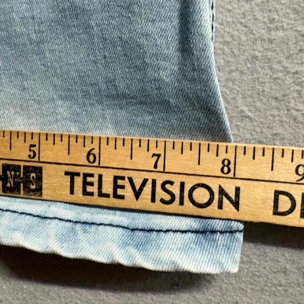 Brooklyn Laundry Jeans Mens 36x32 Light Wash Acid Bleach Distressed Stretch