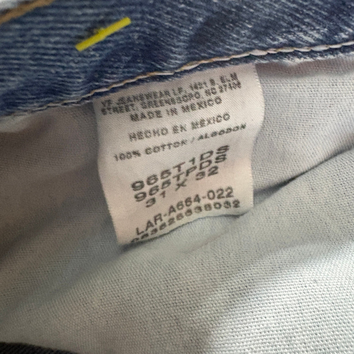 Wrangler Hero Mens Jeans 31x32 Blue Denim Straight Leg Regular Fit Workwear