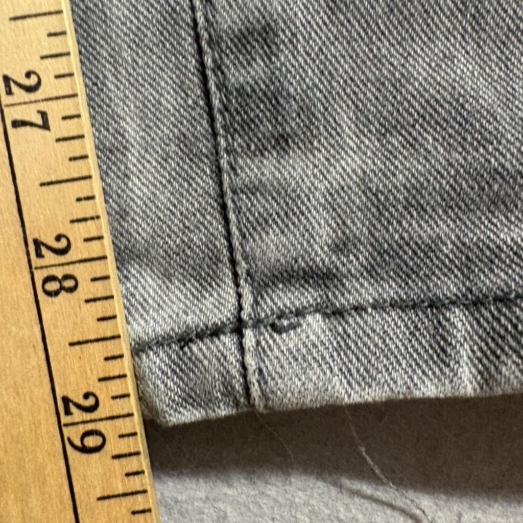 PrettyLittleThing Mom Jeans Womens US 6 Gray Acid Wash Denim High Rise Tapered