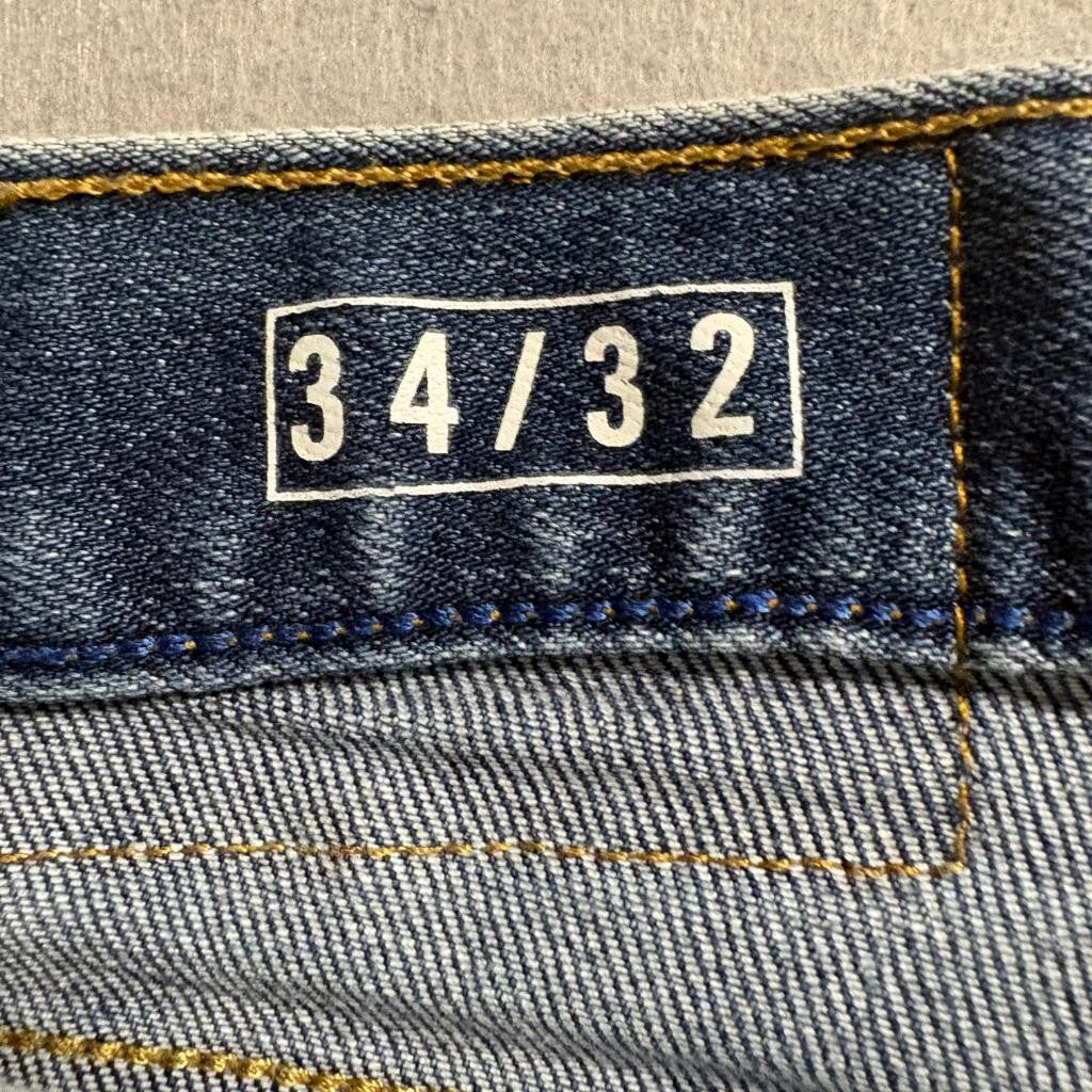 Nautica Jeans Mens 34x32 Original Relaxed Fit Blue Denim Pants