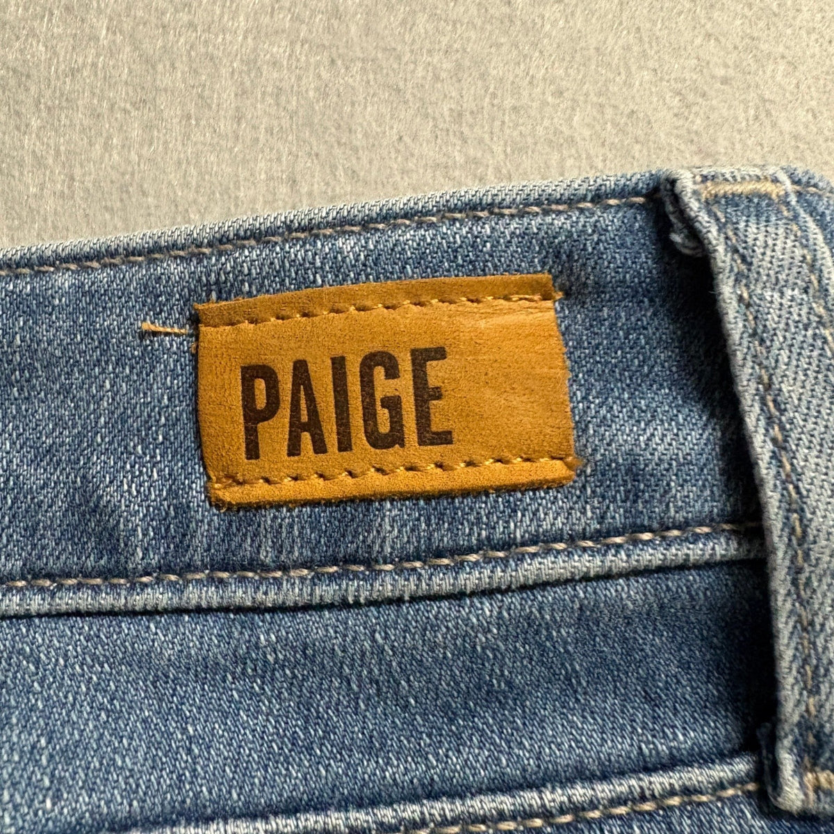 Paige Denim Skyline Skinny Jeans Womens Size 23 Blue Stretch Denim Pants