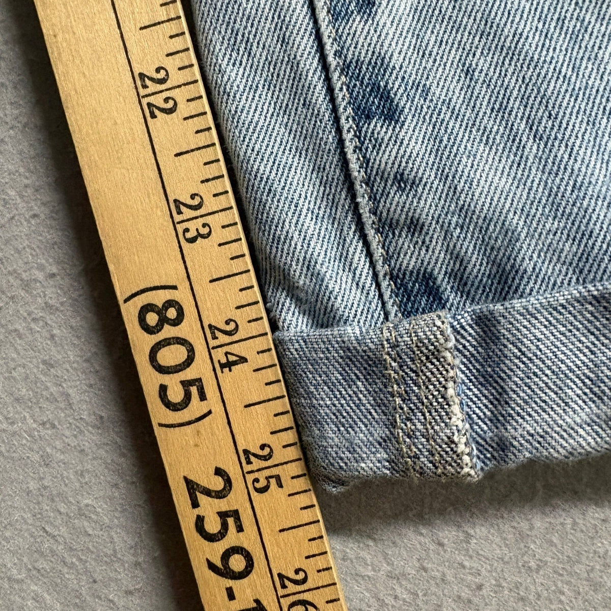 m1858 New York Jasper Relaxed Distressed Jeans Womens 26 Light Wash Denim