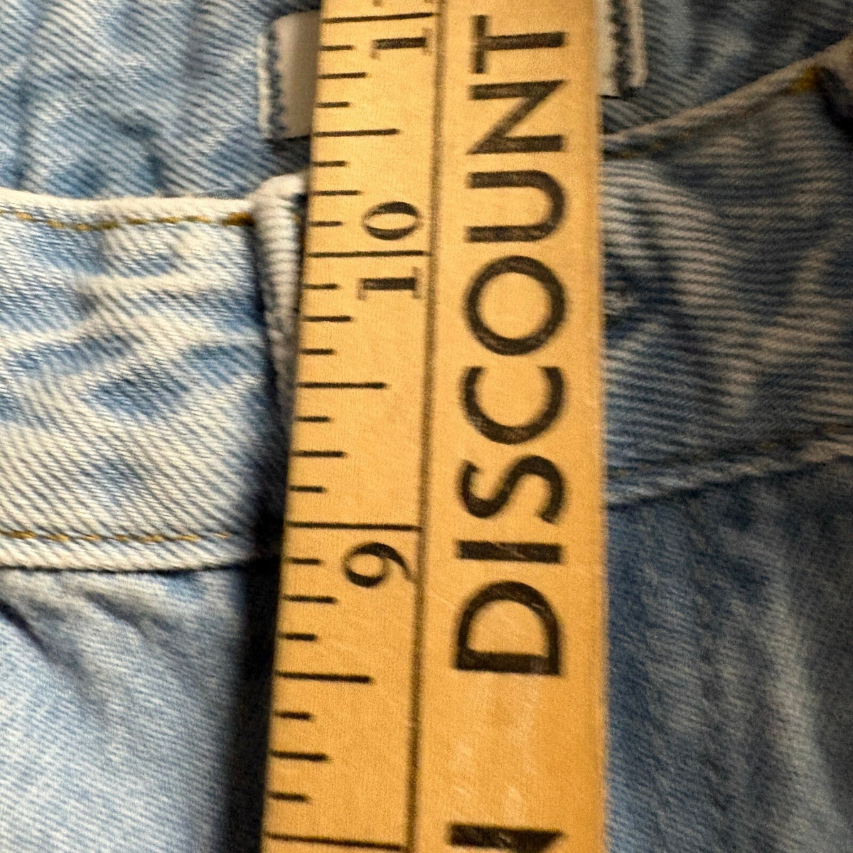 Wrangler Wild West High Rise Straight Leg Distressed Jeans Womens 28x28 Blue