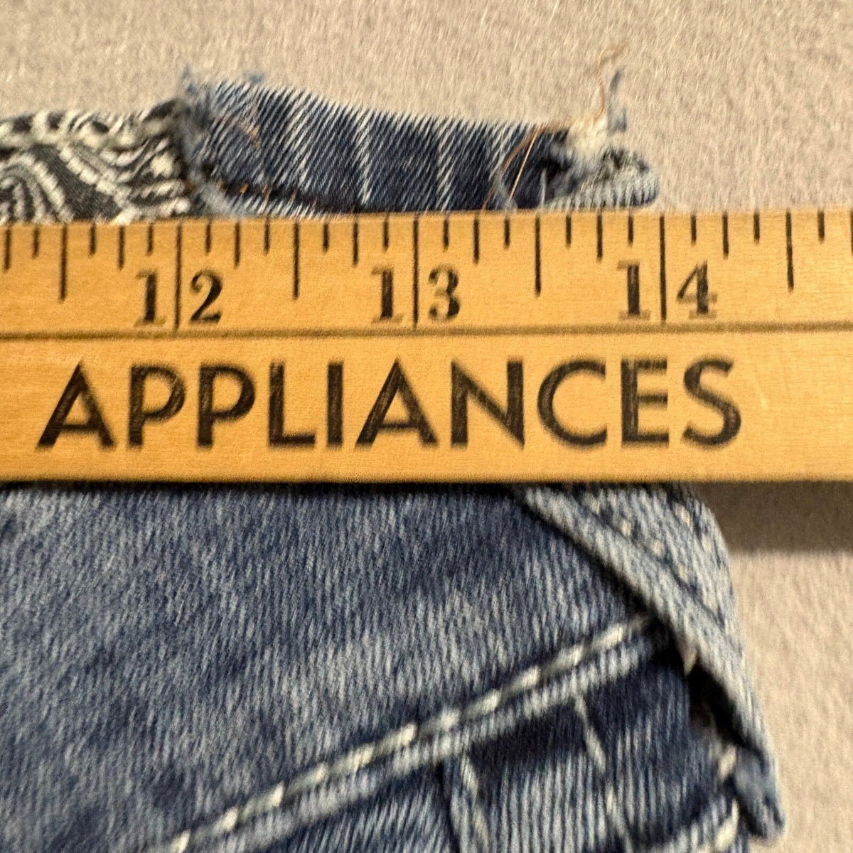 Ariat REAL Denim Jeans Womens 25S Blue Stretch Bootcut Mid Rise Distressed